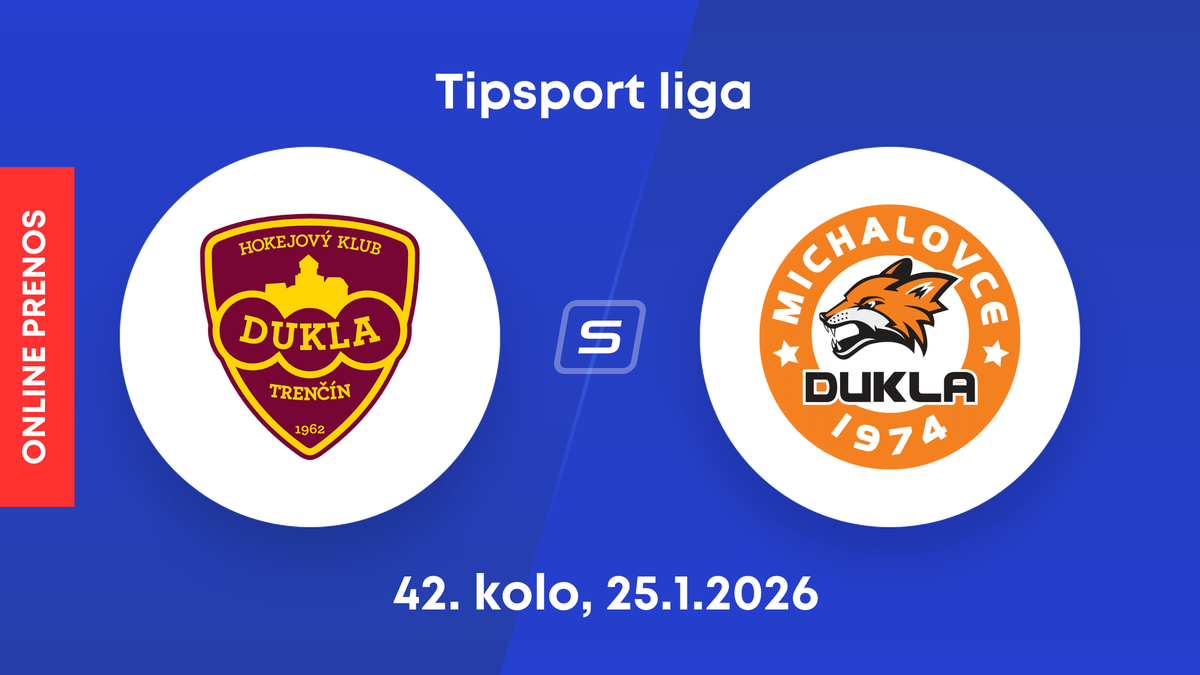 HK Dukla Trenčín - HK Dukla Michalovce: ONLINE prenos zo zápasu 42. kola Tipsport ligy.