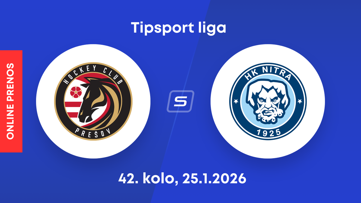 HC Prešov - HK Nitra: ONLINE prenos zo zápasu 42. kola Tipsport ligy.