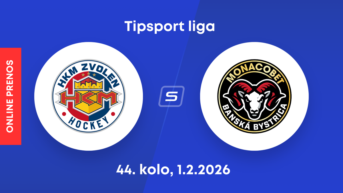 HKM Zvolen - HC MONACObet Banská Bystrica: ONLINE prenos zo zápasu 44. kola Tipsport ligy.