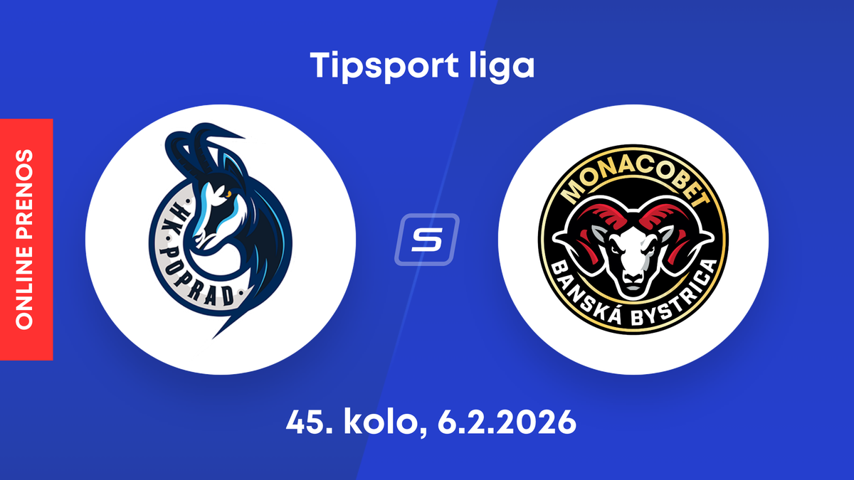 HK Poprad - HC MONACObet Banská Bystrica: ONLINE prenos zo zápasu 45. kola Tipsport ligy.