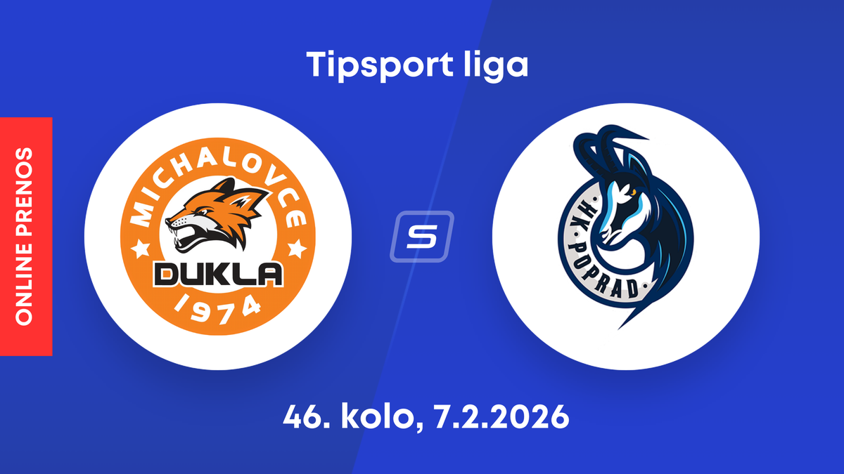 HK Dukla Michalovce - HK Poprad: ONLINE prenos zo zápasu 46. kola Tipsport ligy.