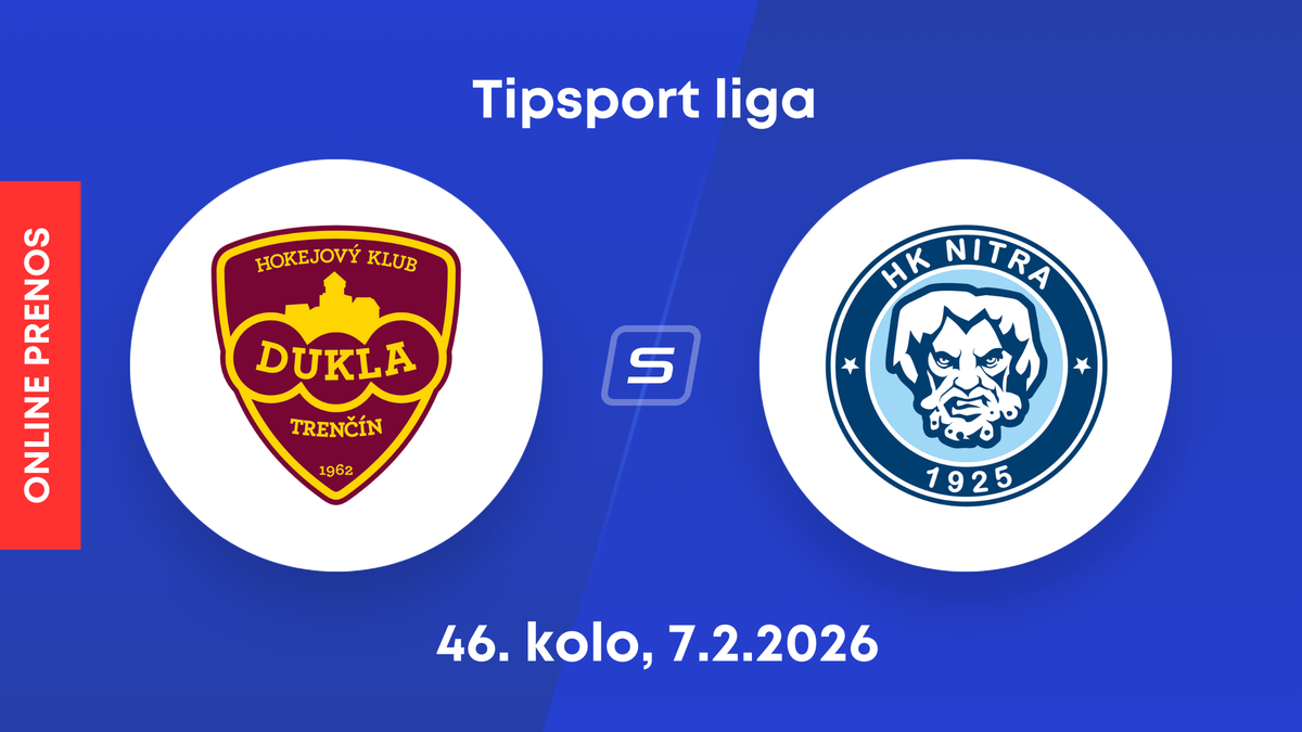 HK Dukla Trenčín - HK Nitra: ONLINE prenos zo zápasu 46. kola Tipsport ligy.