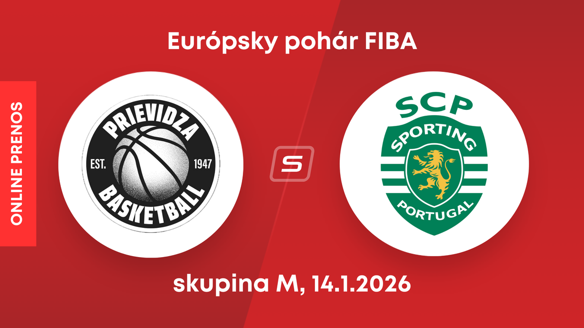 BC Prievidza - Sporting Lisabon: LIVE STREAM zo zápasu Európskeho pohára FIBA.