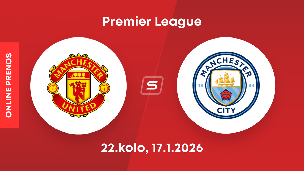 Manchester United - Manchester City: ONLINE prenos zo zápasu 22. kola Premier League. 