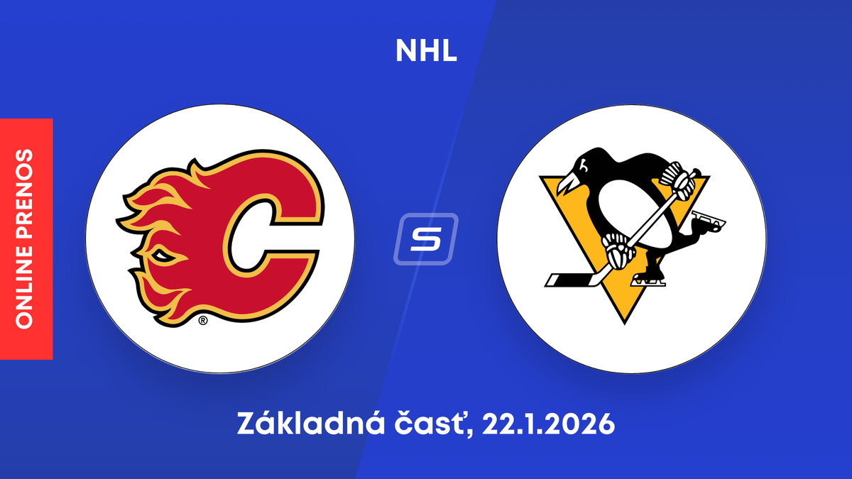 Calgary Flames - Pittsburgh Penguins: ONLINE prenos zo zápasu NHL.