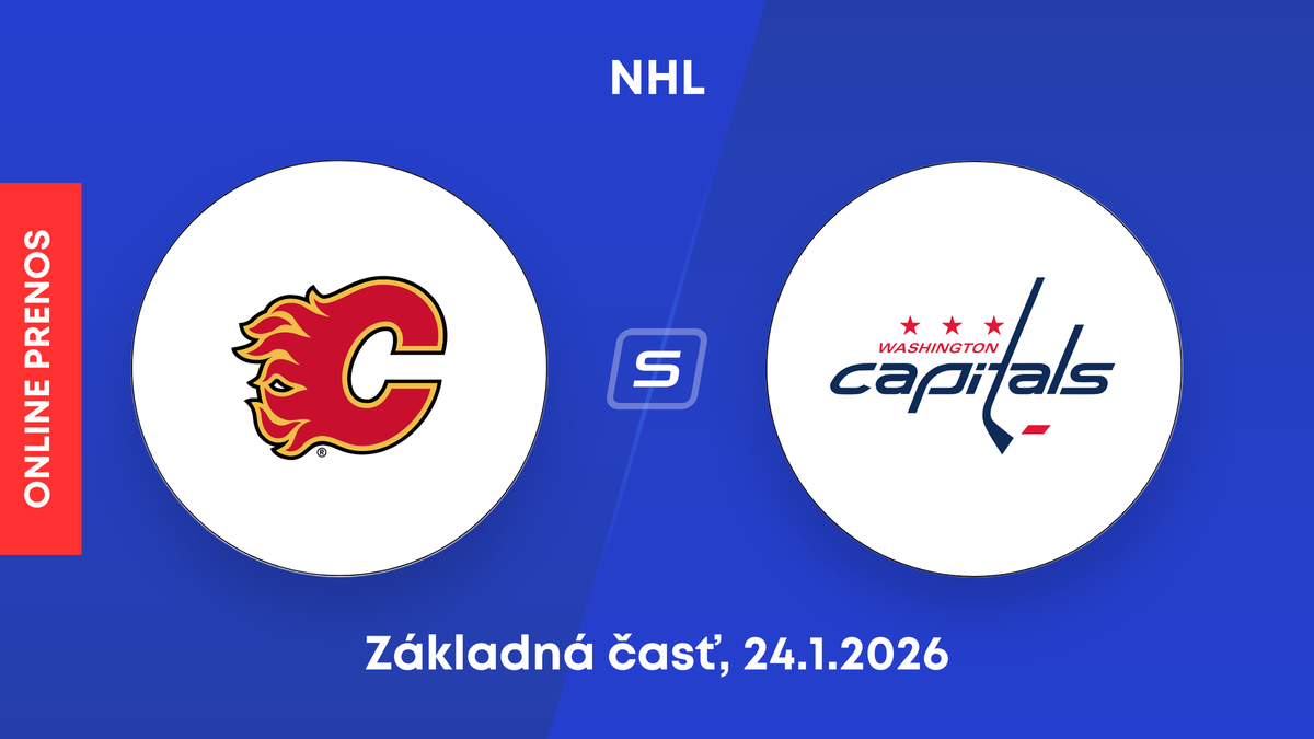 Calgary Flames - Washington Capitals: ONLINE prenos zo zápasu NHL.