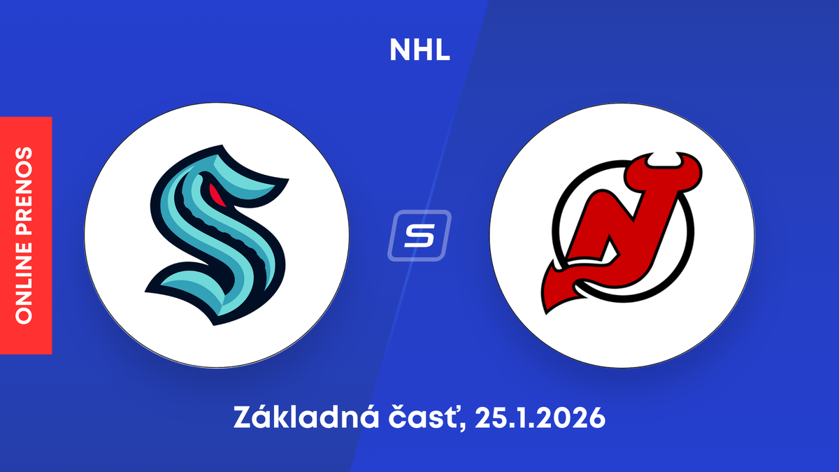 Seattle Kraken - New Jersey Devils: ONLINE prenos zo zápasu NHL.
