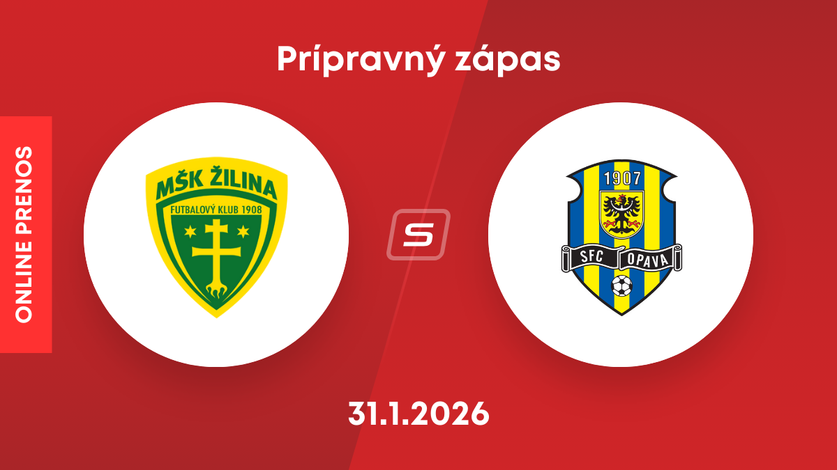 MŠK Žilina - SFC Opava: ONLINE prenos z prípravného zápasu.