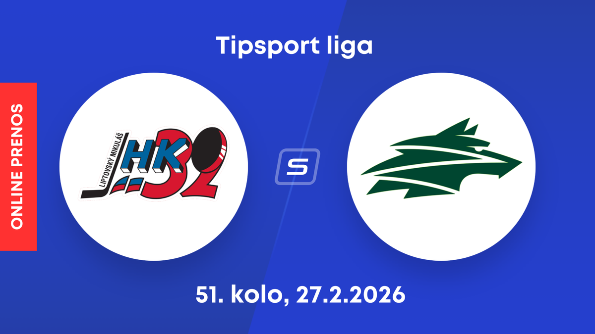 Hk 32 Liptovský Mikuláš - Vlci Žilina: ONLINE prenos zo zápasu 51. kola Tipsport ligy.
