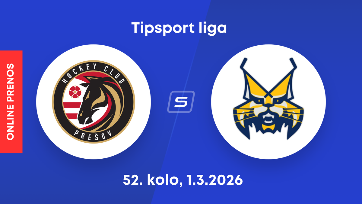 HC Prešov - HK Spišská Nová Ves: ONLINE prenos zo zápasu 52. kola Tipsport ligy.