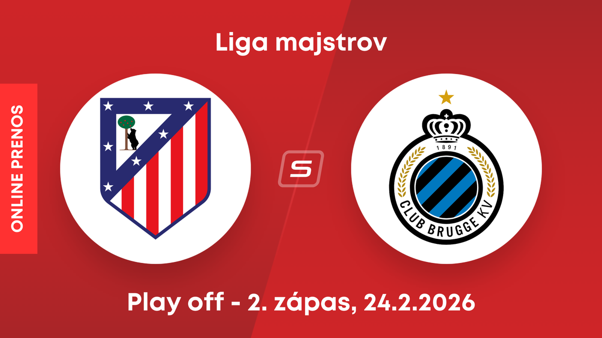 Atlético Madrid - Club Bruggy KV: ONLINE prenos zo zápasu play off Ligy majstrov. 
