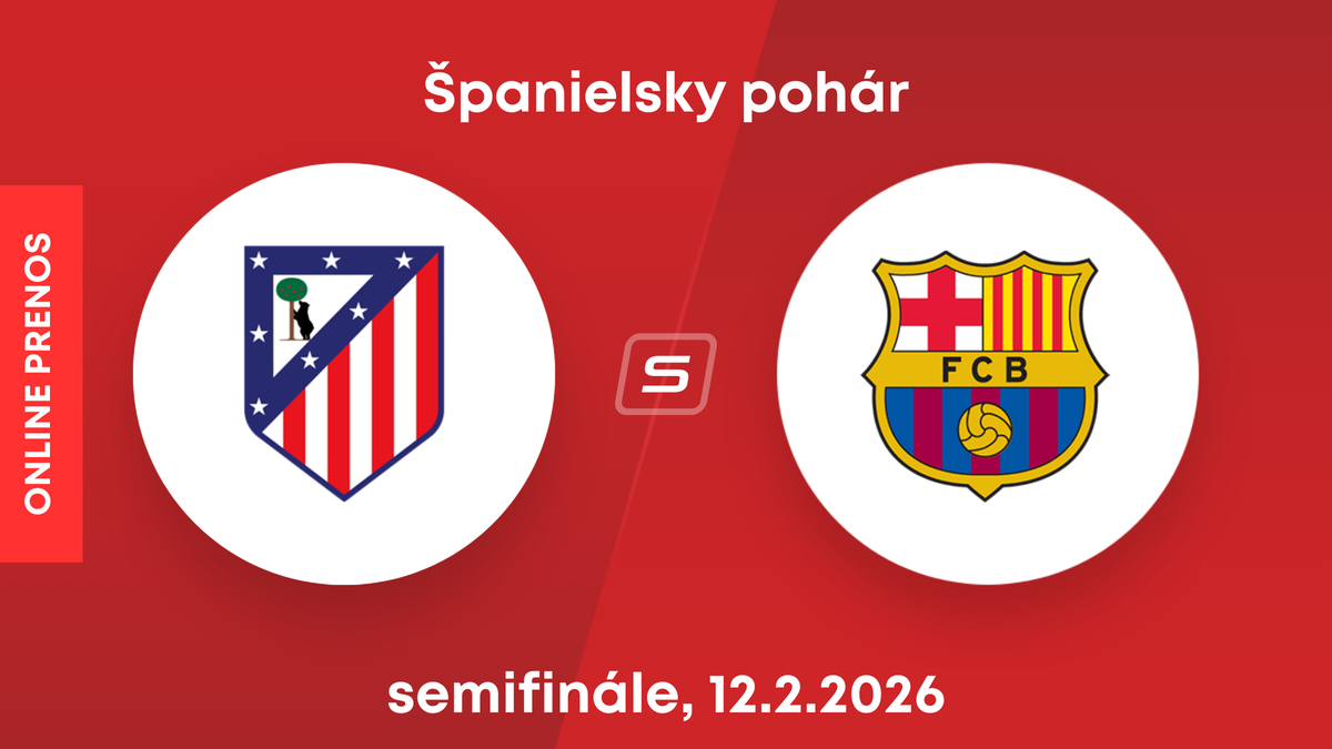 Atlético Madrid - Barcelona: ONLINE prenos zo semifinále Španielskeho pohára