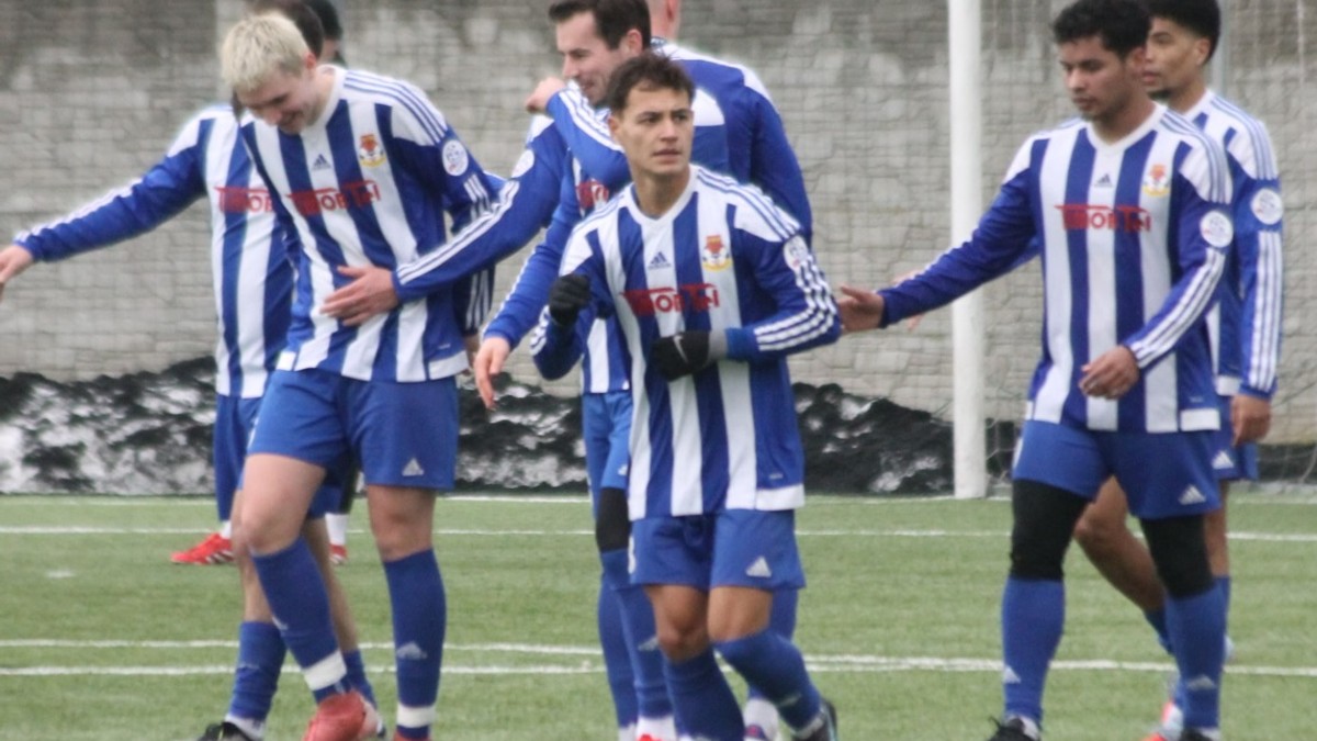 Momentka zo zápasu Stropkov - Gerlachov.