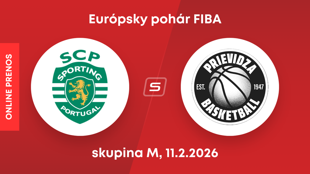 Sporting Lisabon - BC Prievidza: LIVE STREAM zo zápasu Európskeho pohára FIBA.