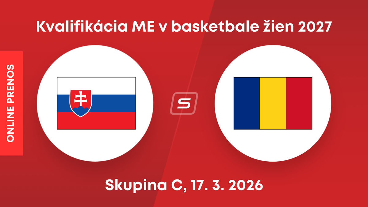 Slovensko - Rumunsko: Online prenos zo zápasu kvalifikácie na ME v basketbale žien 2027. 