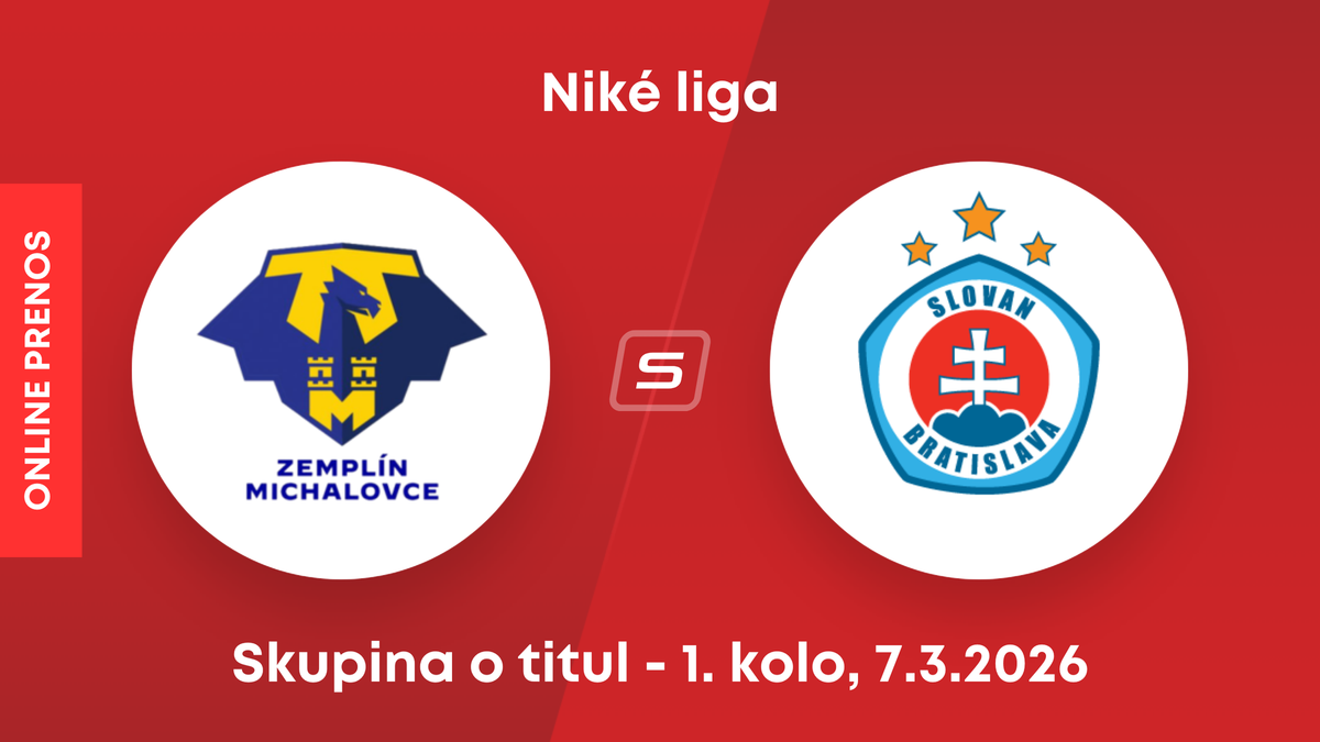 MFK Zemplín Michalovce - ŠK Slovan Bratislava: ONLINE prenos zo zápasu 1. kola skupiny o titul Niké ligy.