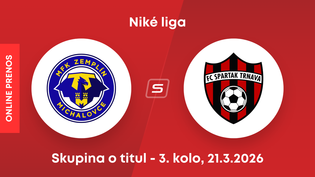 MFK Zemplín Michalovce - FC Spartak Trnava: ONLINE prenos zo zápasu 3. kola skupiny o titul Niké ligy.