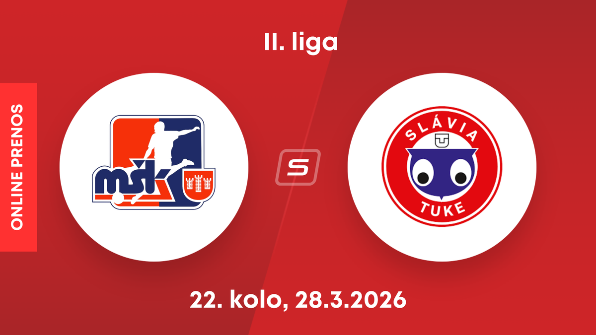 MŠK Považská Bystrica - Slávia TU Košice: ONLINE prenos zo zápasu 22. kola II. ligy.