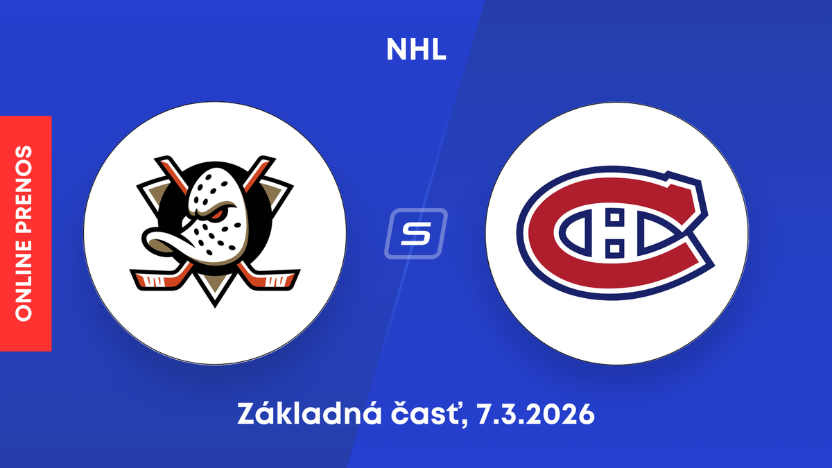 Anaheim Ducks - Montreal Canadiens: ONLINE prenos zo zápasu NHL.