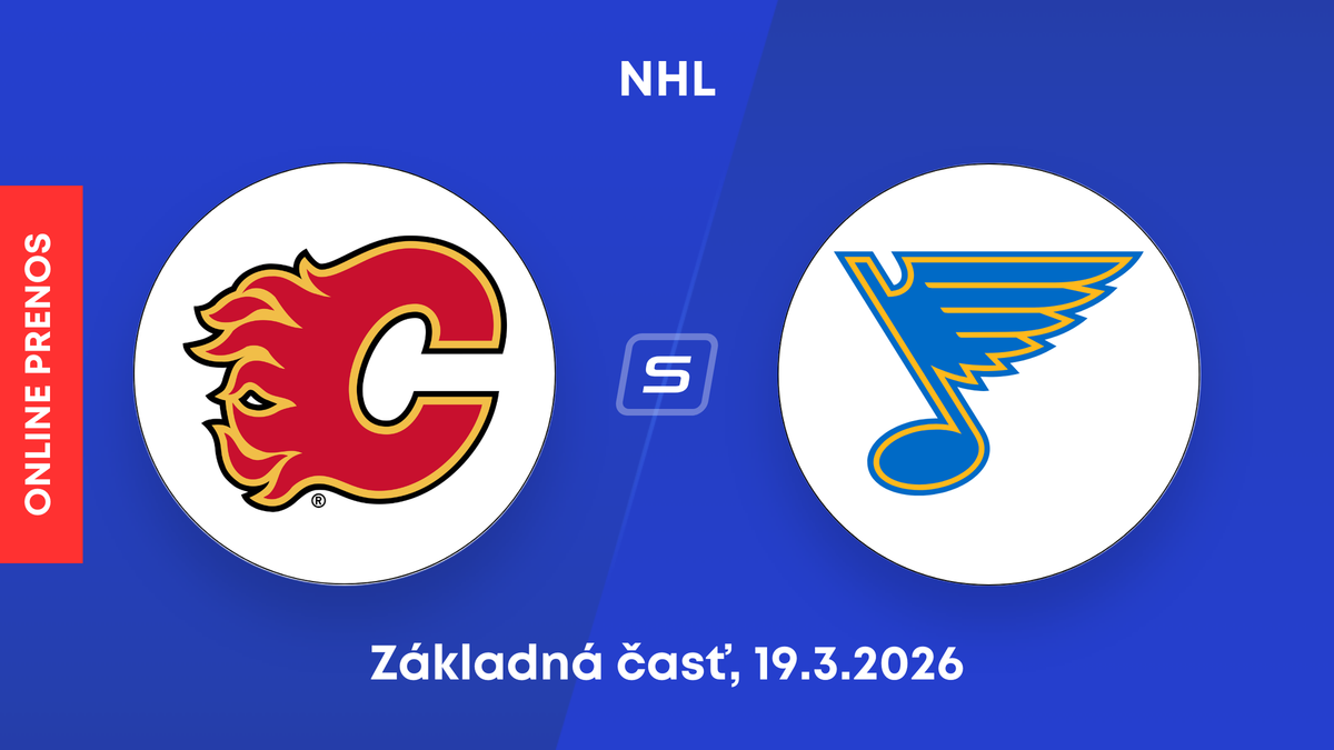 Calgary Flames - St. Louis Blues: ONLINE prenos zo zápasu NHL.