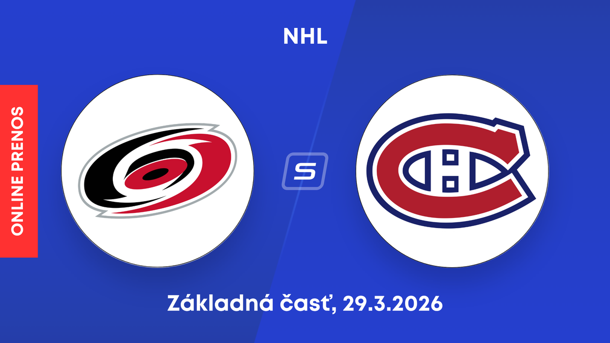 Carolina Hurricanes - Montreal Canadiens: ONLINE prenos zo zápasu NHL.