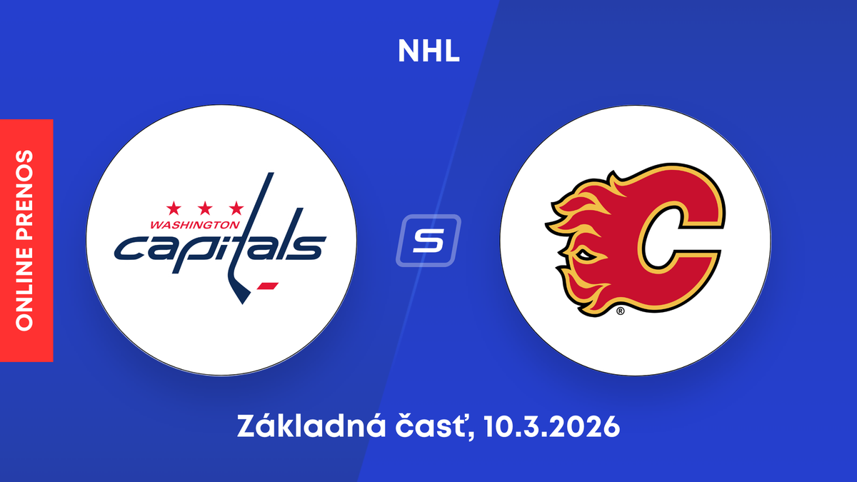 Washington Capitals - Calgary Flames: ONLINE prenos zo zápasu NHL.
 