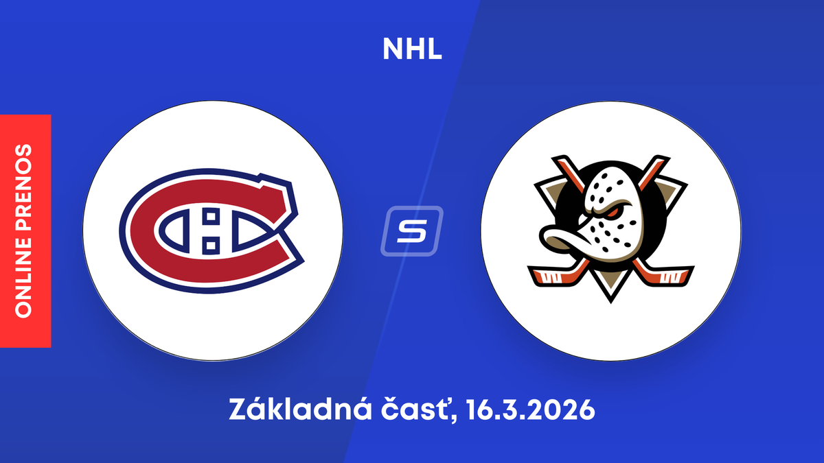 Montreal Canadiens - Anaheim Ducks: ONLINE prenos zo zápasu NHL.