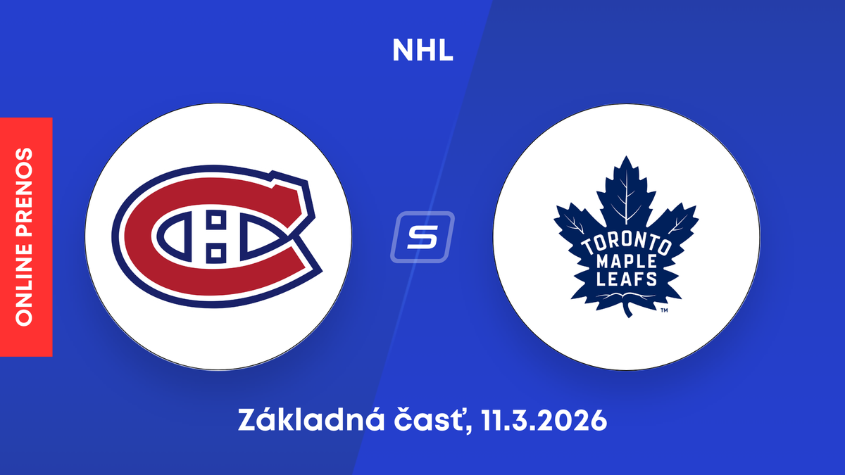 Montreal Canadiens - Toronto Maple Leafs: ONLINE prenos zo zápasu NHL.