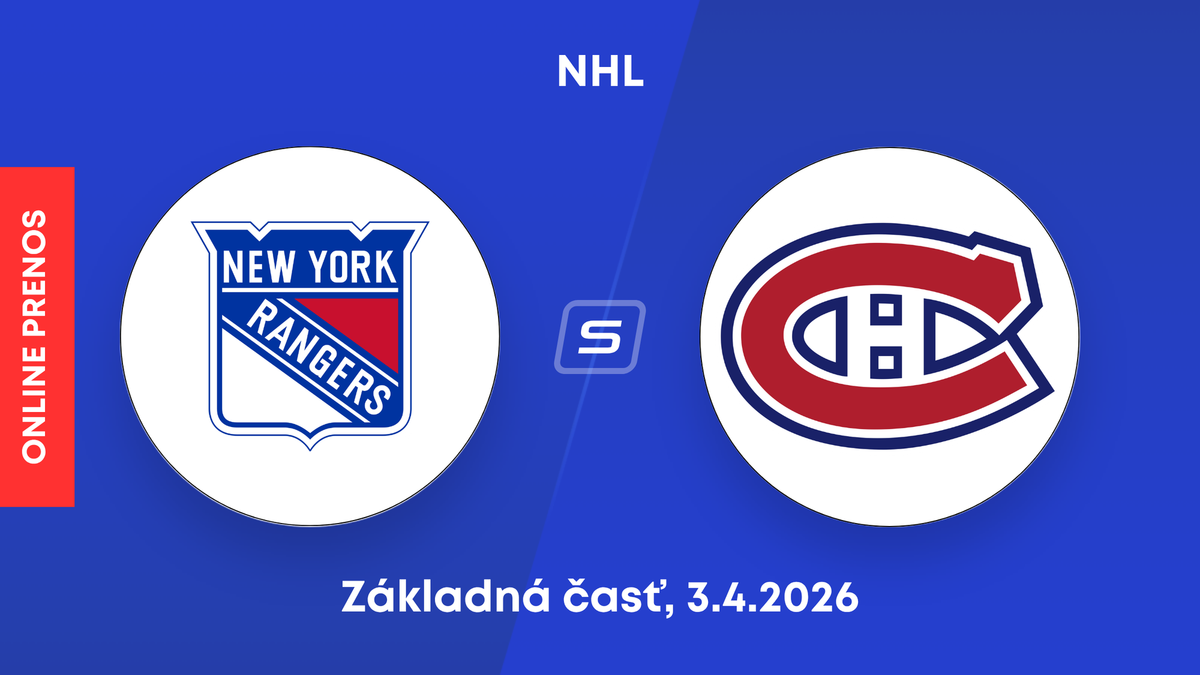 New York Rangers - Montreal Canadiens: ONLINE prenos zo zápasu NHL.