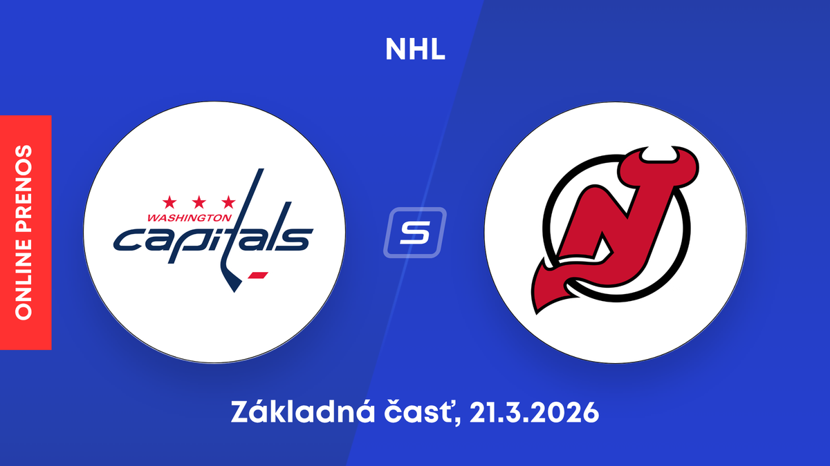 Washington Capitals - New Jersey Devils: ONLINE prenos zo zápasu NHL.