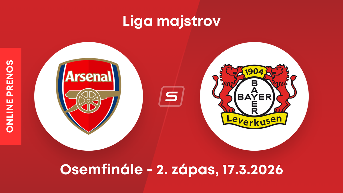 Arsenal - Leverkusen: ONLINE prenos z druhého zápasu osemfinále Ligy majstrov. 