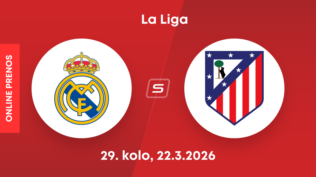 Real Madrid - Atlético Madrid: ONLINE prenos z 29. kola La Ligy.