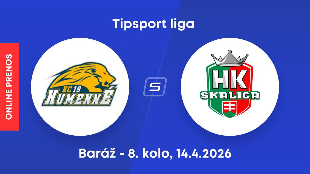 HC 19 Humenné - HK Skalica: ONLINE prenos z 8. kola baráže o Tipsport ligu.