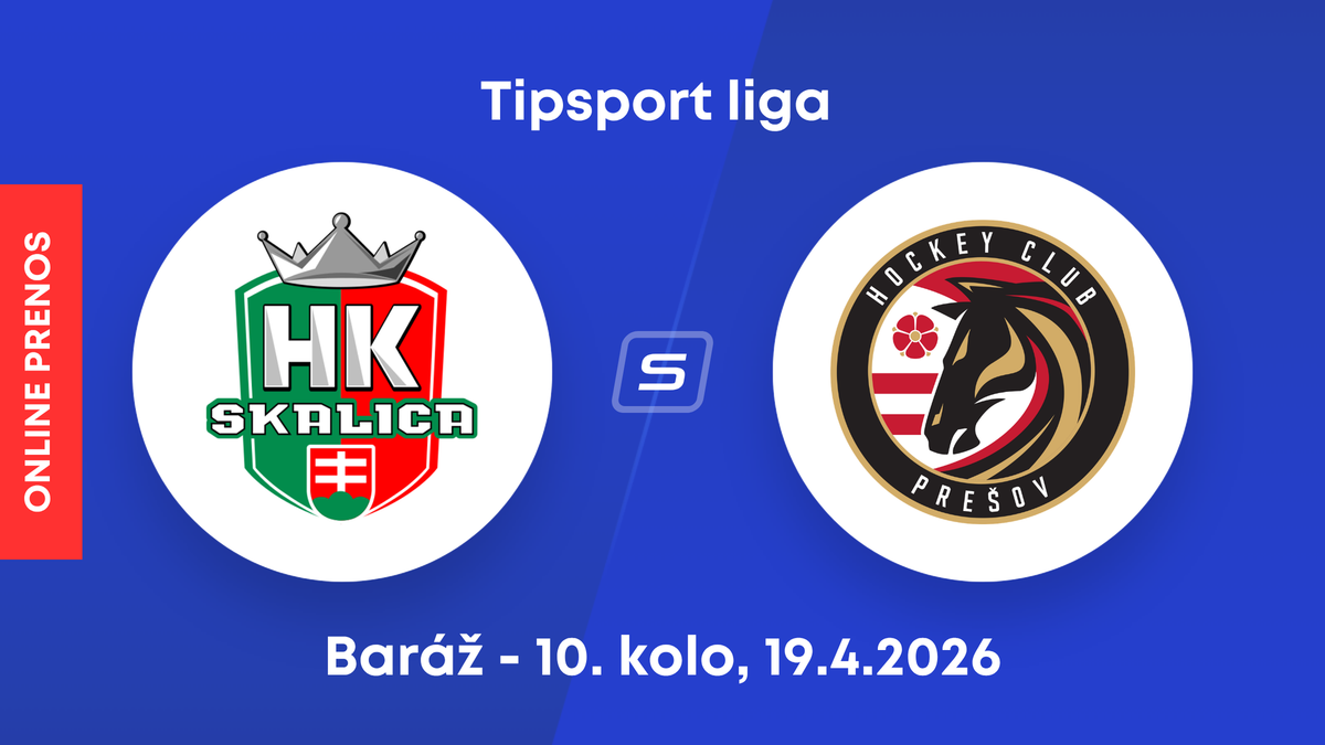 HK Skalica - HC Prešov: ONLINE prenos z 10. kola baráže o Tipsport ligu.