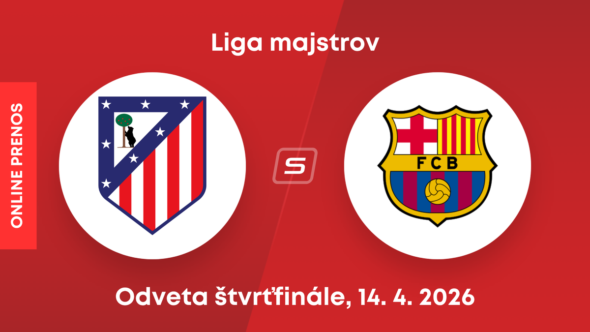 Atlético Madrid - FC Barcelona: ONLINE prenos z odvetného zápasu štvrťfinále Ligy majstrov. 