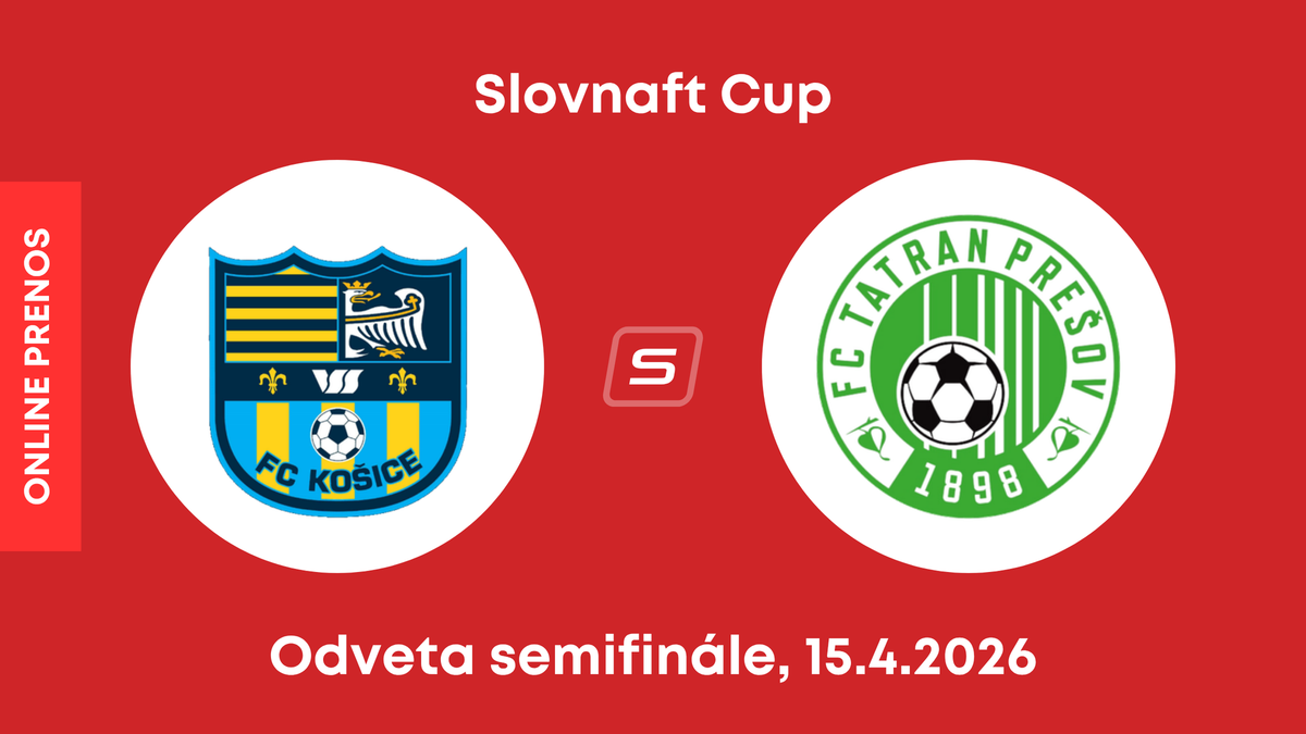 FC Košice - Tatran Prešov: ONLINE prenos z odvetného zápasu semifinále Slovnaft Cupu. 