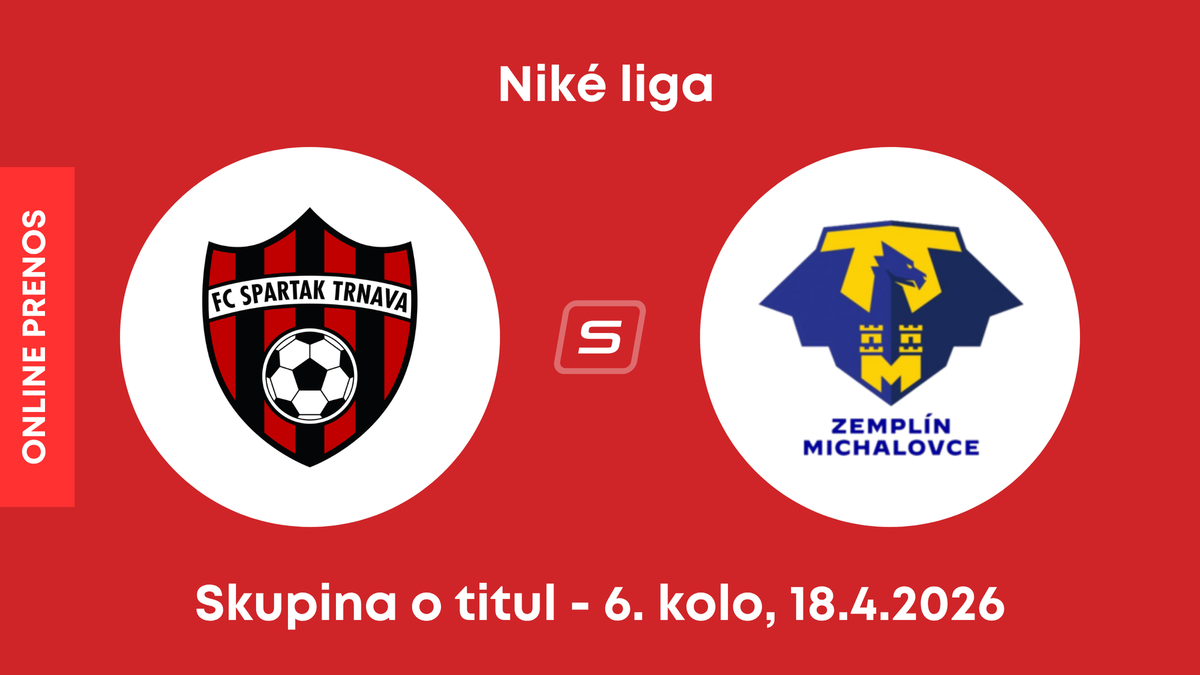 FC Spartak Trnava - MFK Zemplín Michalovce: ONLINE prenos zo zápasu 6. kola skupiny o titul Niké ligy.