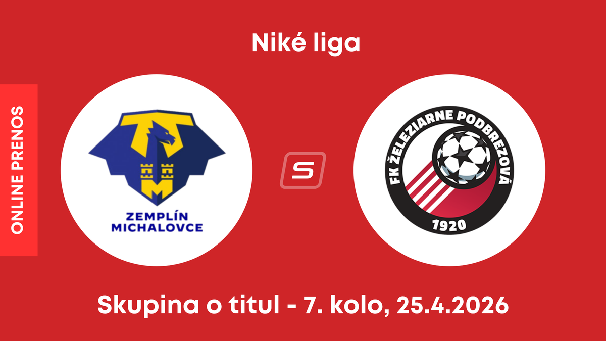 MFK Zemplín Michalovce - FK Železiarne Podbrezová: ONLINE prenos zo zápasu 7. kola skupiny o titul Niké ligy.