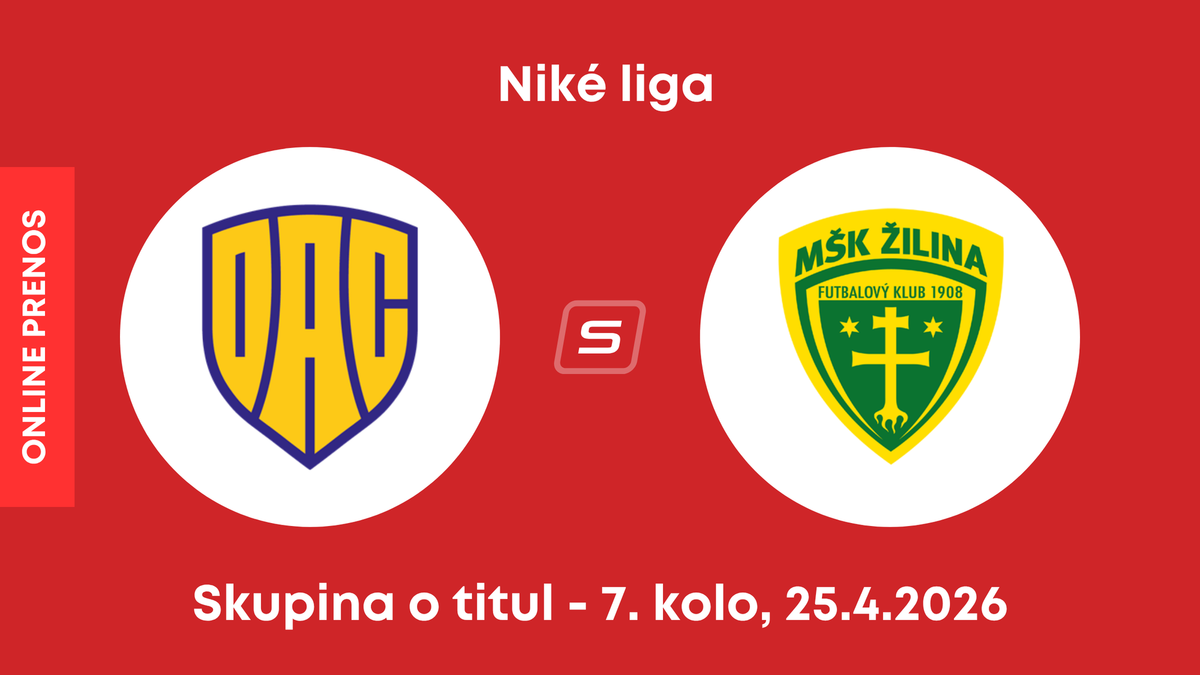 FC DAC Dunajská Streda - MŠK Žilina: ONLINE prenos zo zápasu 7. kola skupiny o titul Niké ligy.
