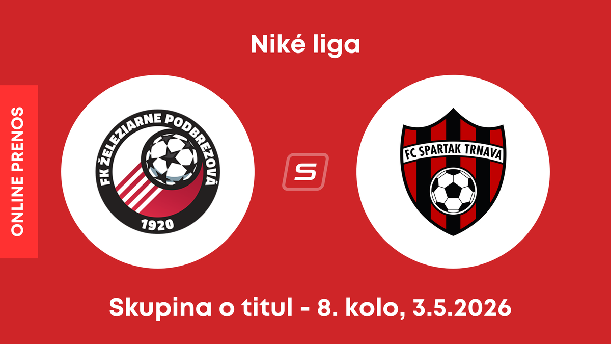 FK Železiarne Podbrezová - FC Spartak Trnava: ONLINE prenos zo zápasu 8. kola skupiny o titul Niké ligy.