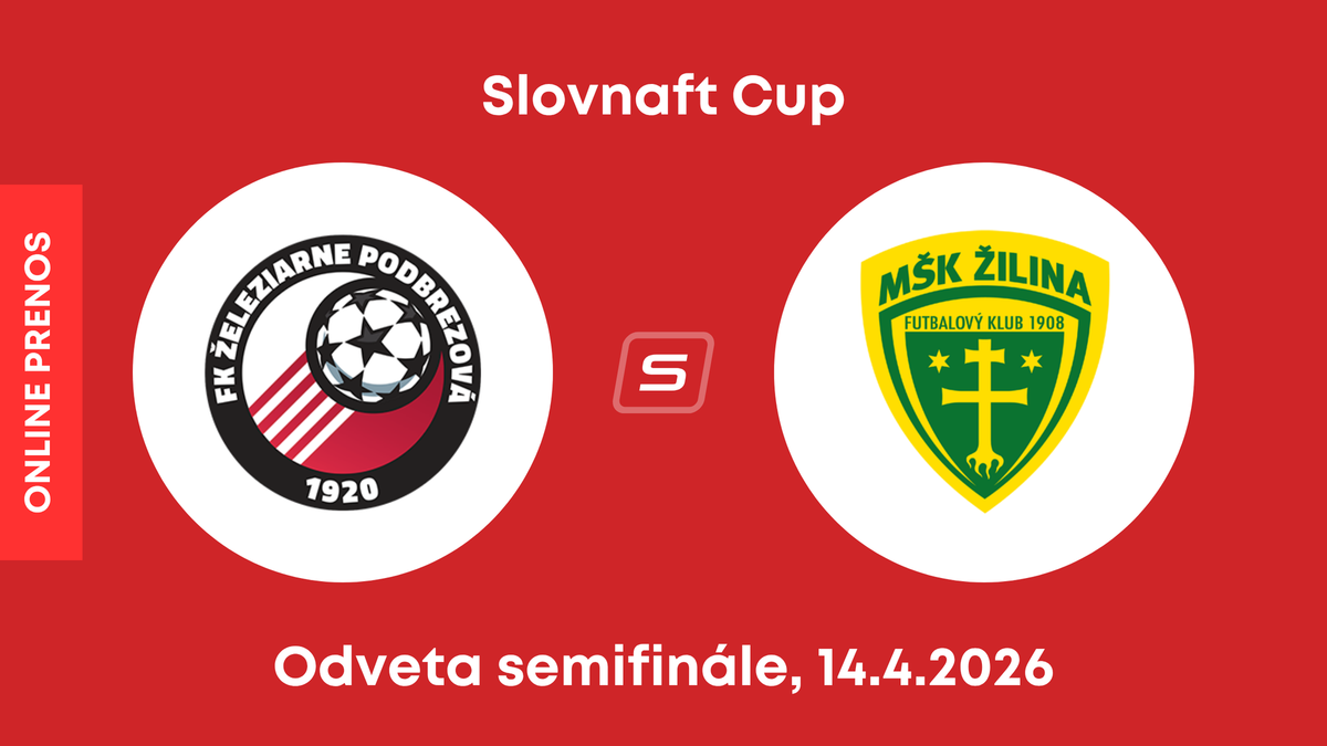 FK Železiarne Podbrezová - MŠK Žilina: ONLINE prenos z odvetného zápasu semifinále Slovnaft Cupu. 