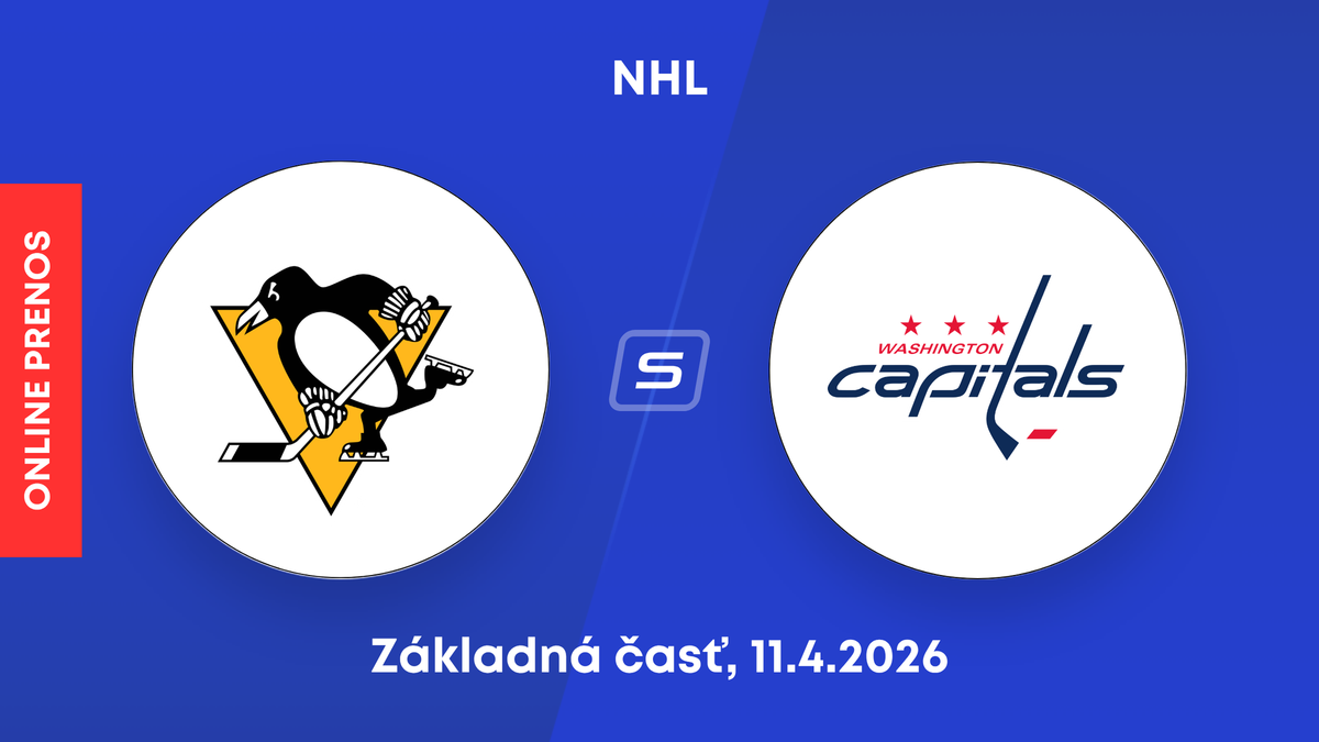Pittsburgh Penguins - Washington Capitals: ONLINE prenos zo zápasu NHL.