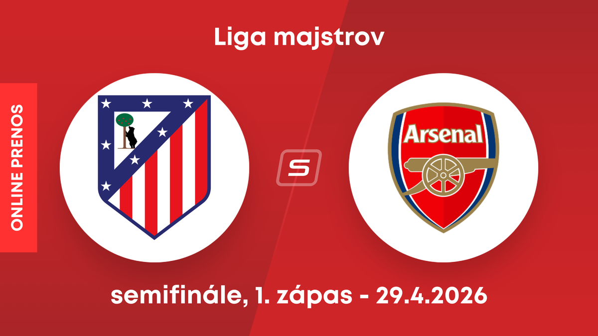 Atlético Madrid - Arsenal FC: ONLINE prenos zo zápasu semifinále Ligy majstrov. 
