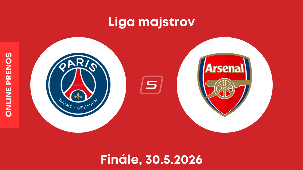 Paríž St. Germain - Arsenal FC: ONLINE prenos z finálového zápasu Ligy majstrov. 