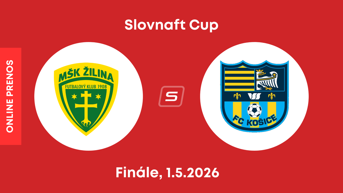 MŠK Žilina - FC Košice: ONLINE prenos z finálového zápasu Slovnaft Cupu. 