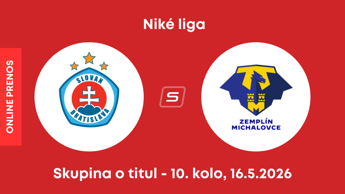 ŠK Slovan Bratislava - MFK Zemplín Michalovce: ONLINE prenos zo zápasu 10. kola skupiny o titul Niké ligy.
