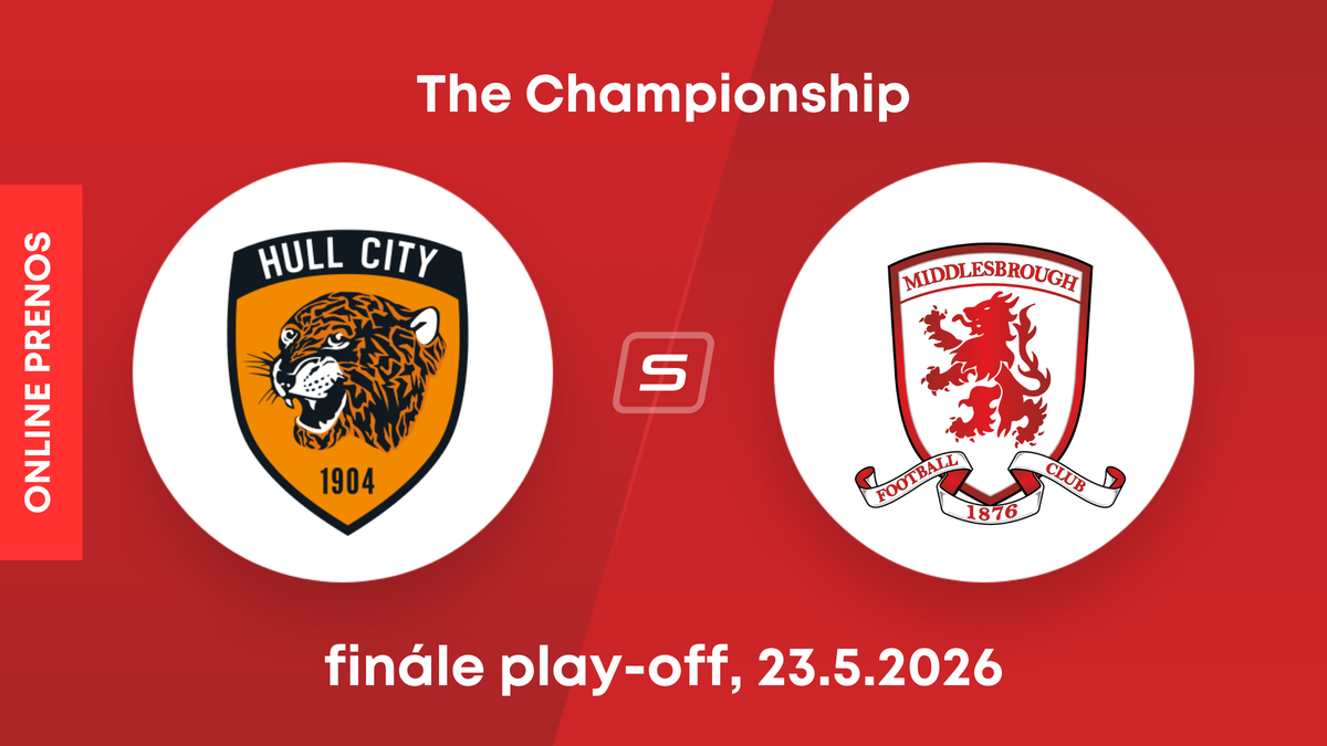 Hull City - Middlesbrough: ONLINE prenos z finále play-off The Championship