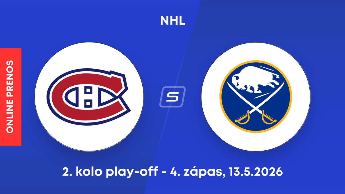 Montreal Canadiens - Buffalo Sabres: ONLINE prenos zo štvrtého zápasu 2. kola play-off NHL.