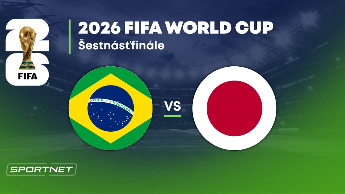 Brazília - Japonsko: ONLINE prenos zo zápasu na MS vo futbale 2026