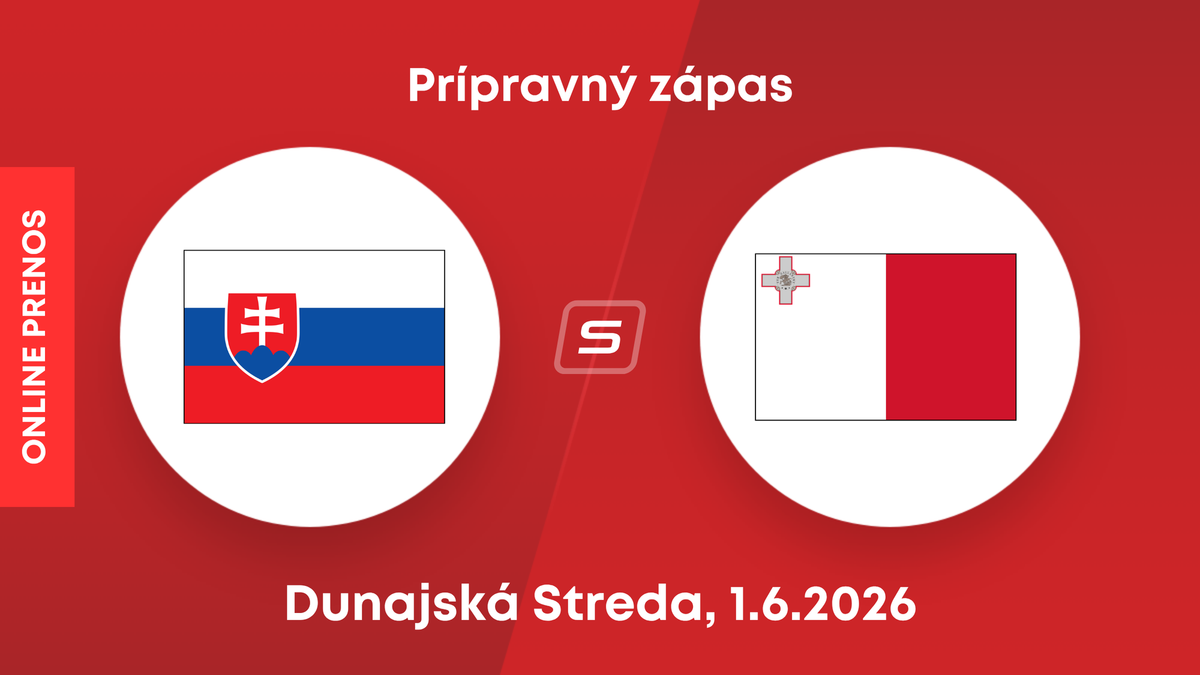 Slovensko - Malta: ONLINE prenos z prípravného zápasu.